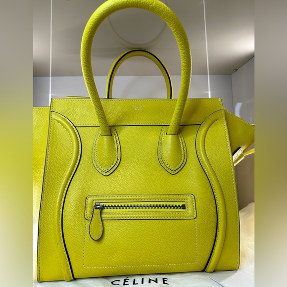 Authentic Celine Mini Luggage tote handbag - Picture 5 of 17